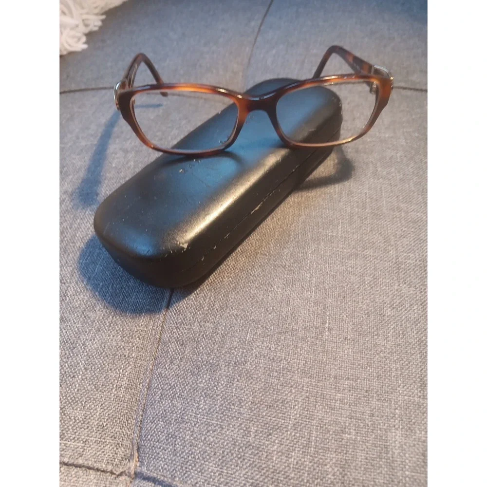90's Y2k Ralph Lauren Women's Tortoise Shell Eyeglass Frames Only‎ With Case